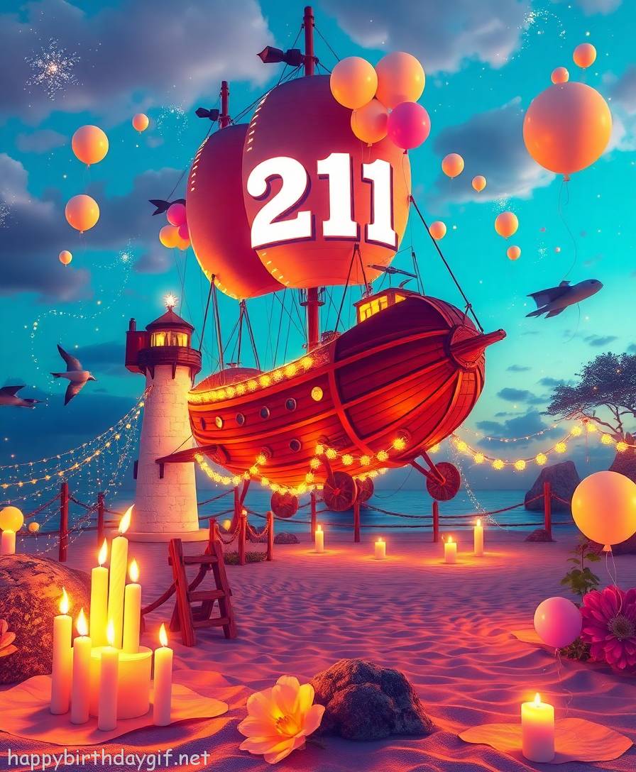 21st Occasions & Themes Milestone Ages pop art Style Beach