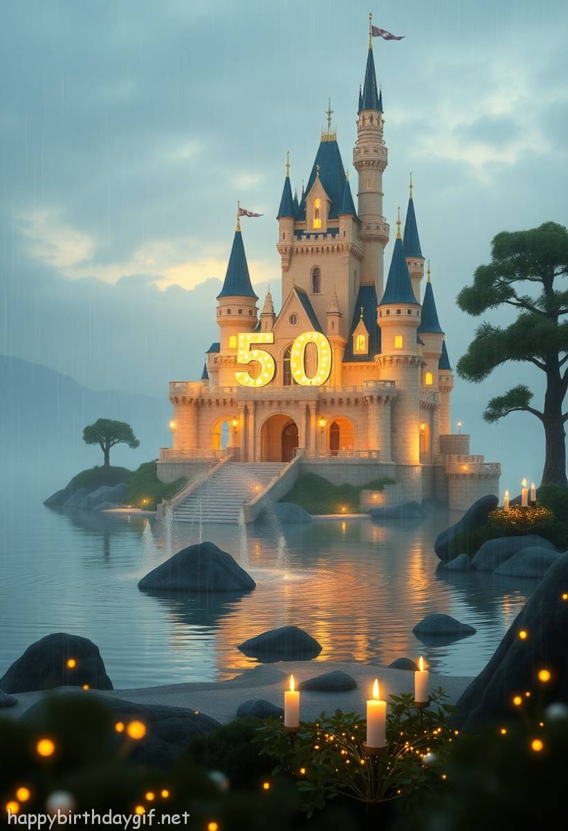 50th Occasions & Themes Milestone Ages minimalist art Style Beach
