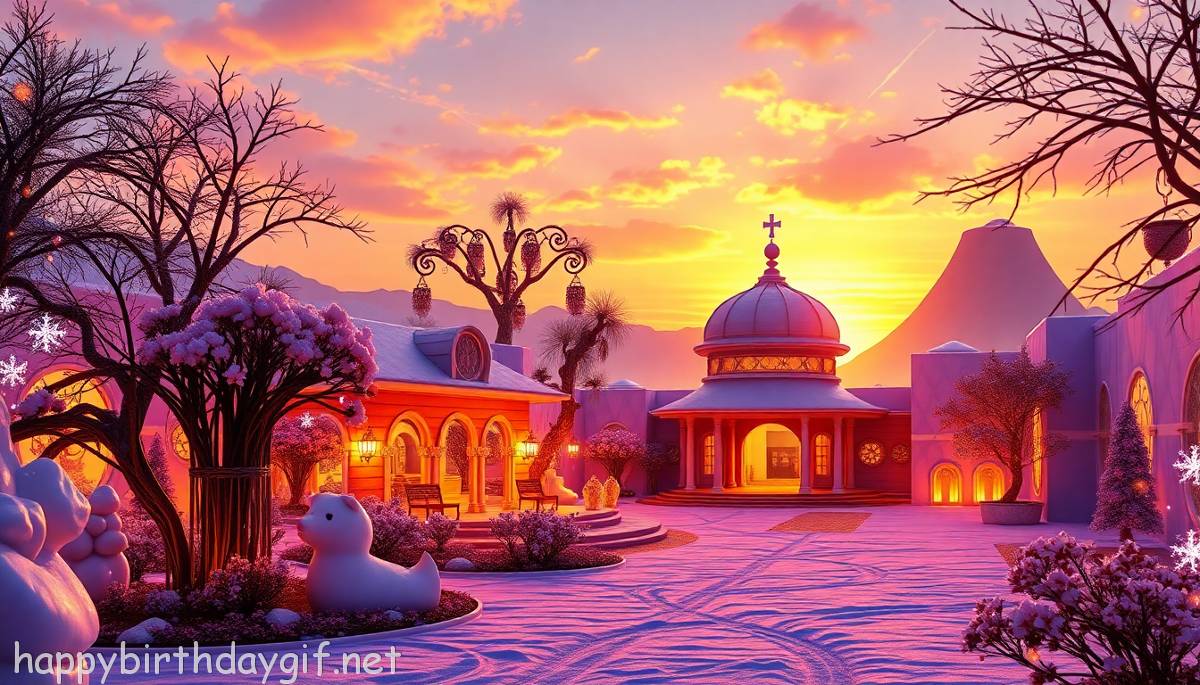 Elegant Styles & Moods Themes hyperrealistic Style Snowy Area