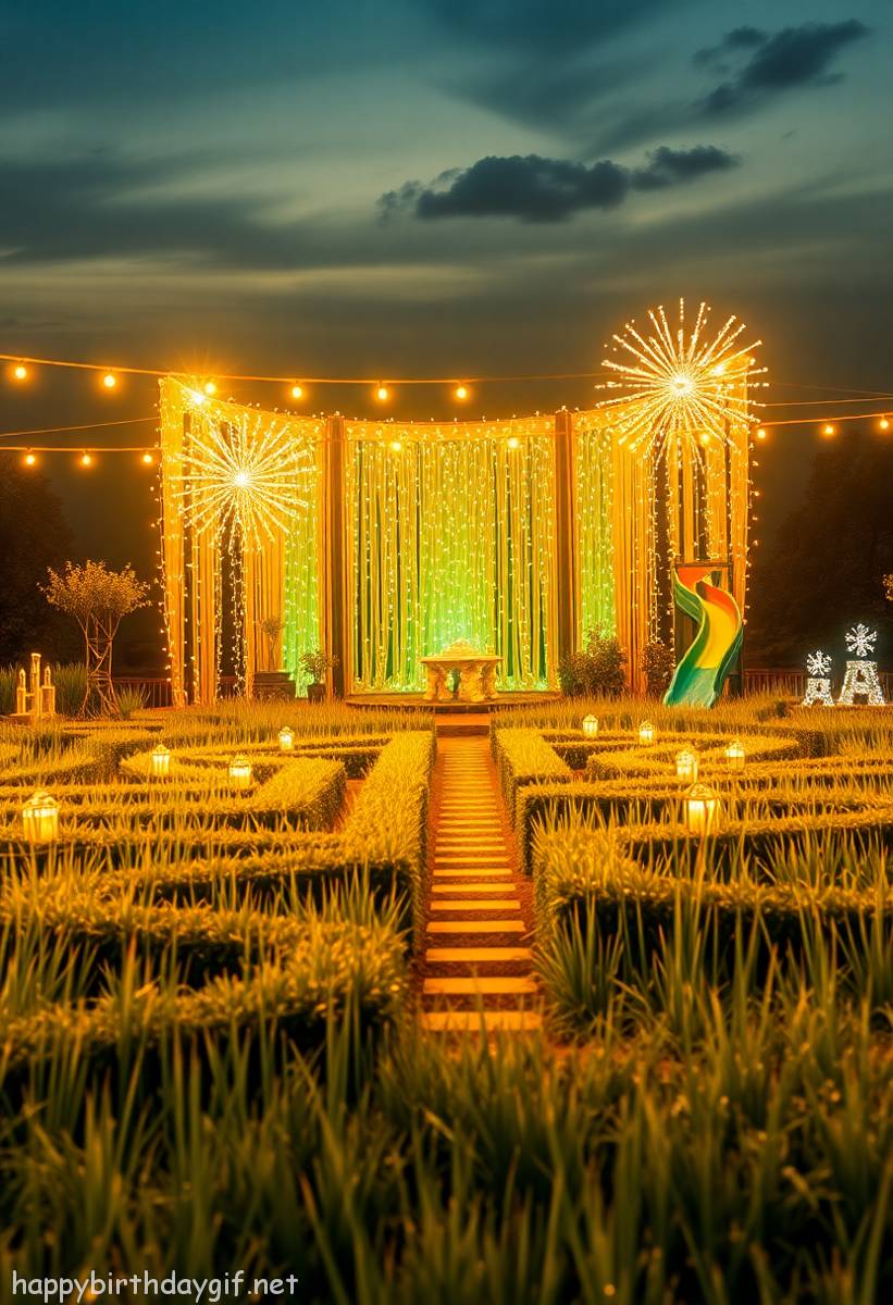 Gathering Celebrations Activities surreal Style Grassland