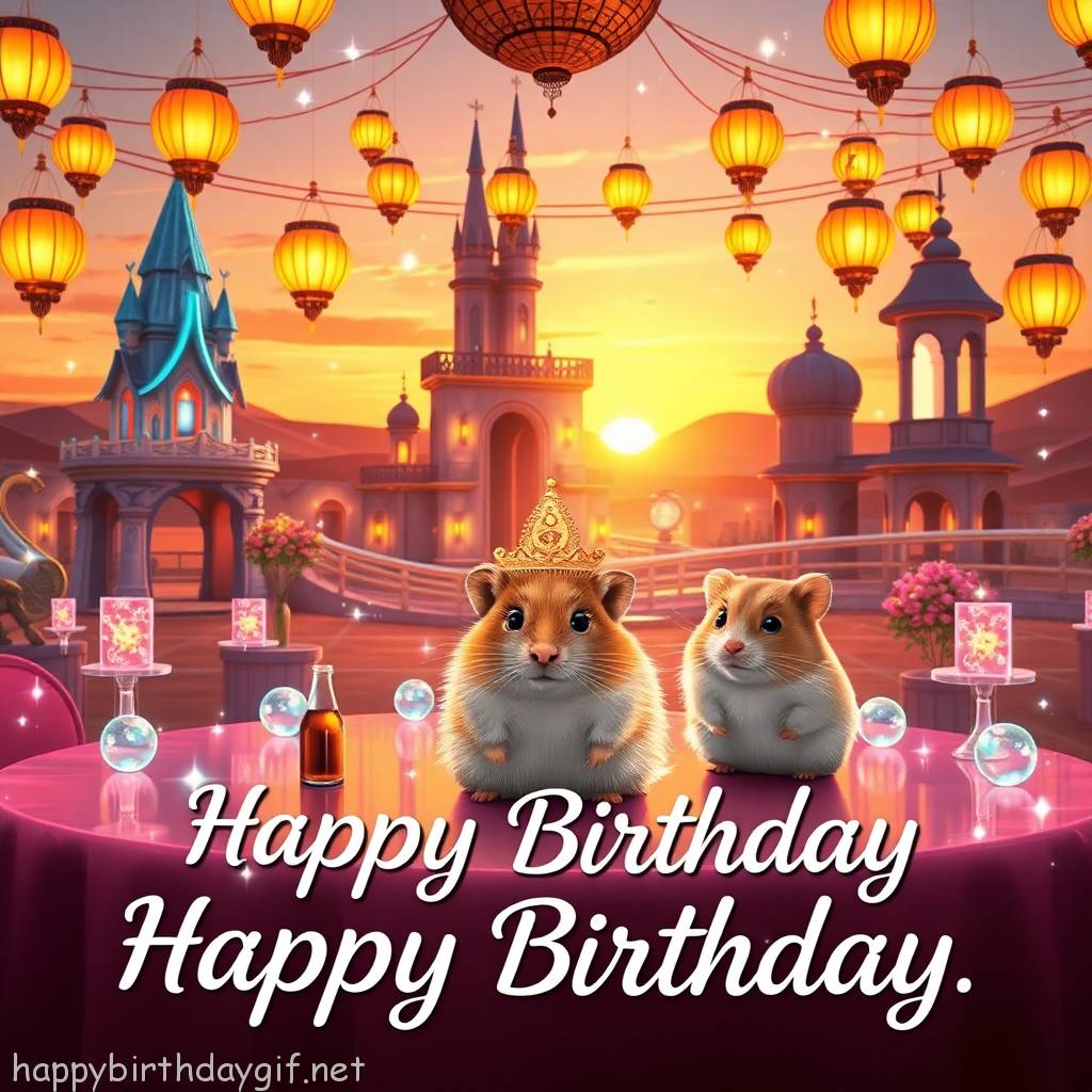Hamster Visual Elements Pets photorealistic Style Desert