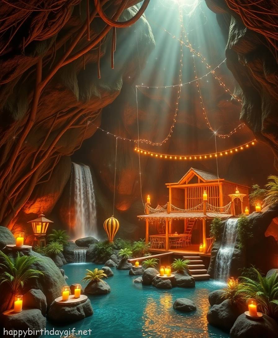 Singing Celebrations Activities surreal Style Cave